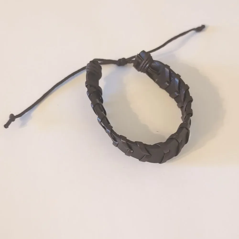 bracelet wide brown